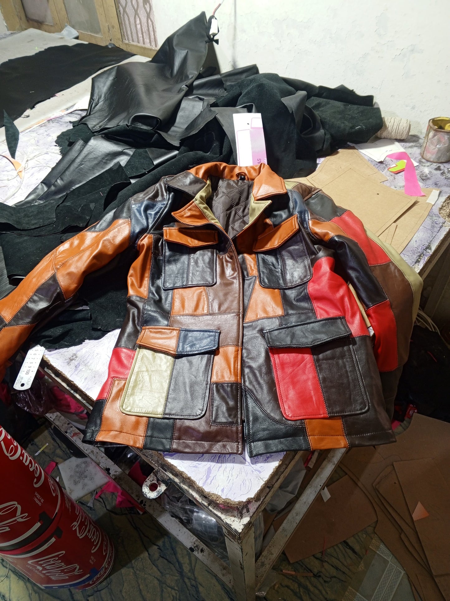 Ladies Leather Fashion coat